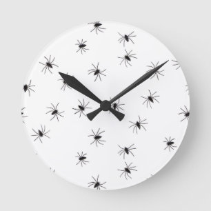 Spinnen Runde Wanduhr