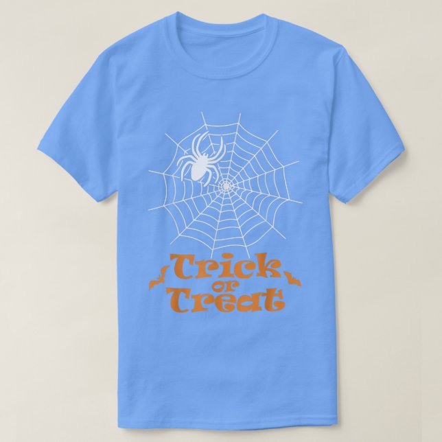 Spinnen, Spinnennetze und Fledermäuse trick oder b T-Shirt (Design vorne)