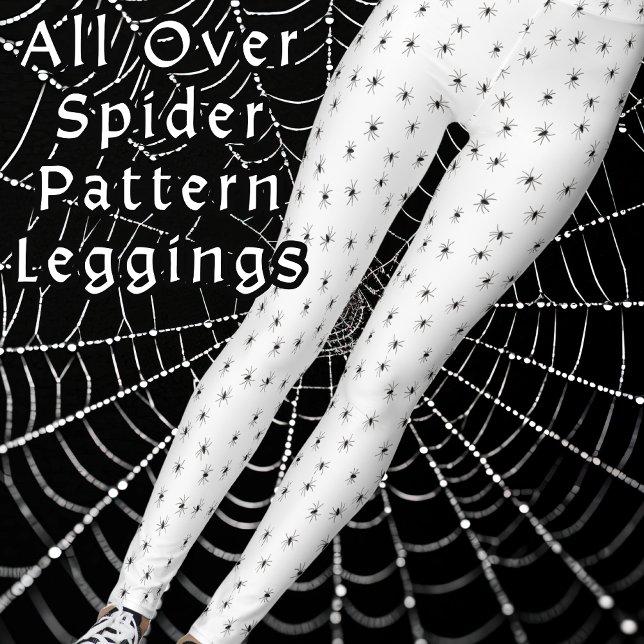 Spinnen über Halloween-Kostüme Leggings (Von Creator hochgeladen)