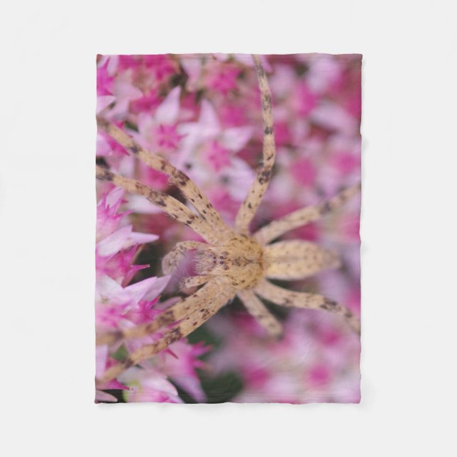 Spinnen und Blume Blanket Fleecedecke (Vorderseite)