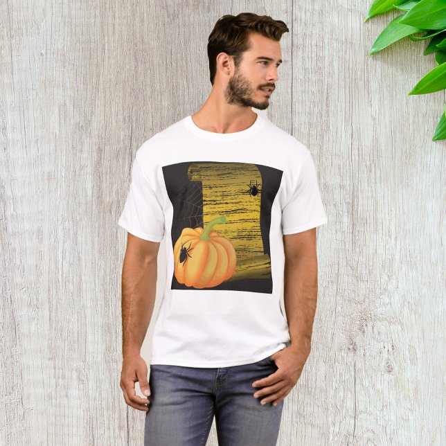 Spinnen und Kürbis T-Shirt (Von Creator hochgeladen)
