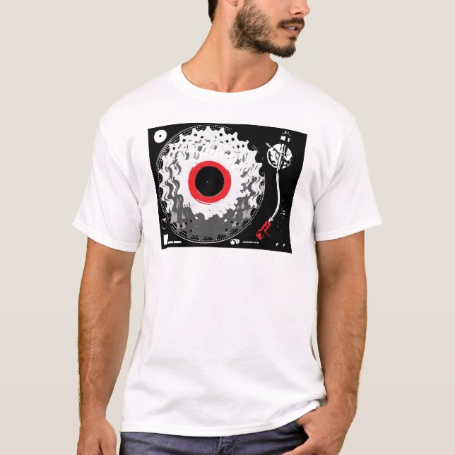 Spinnende Zähne T-Shirt (Vorderseite)