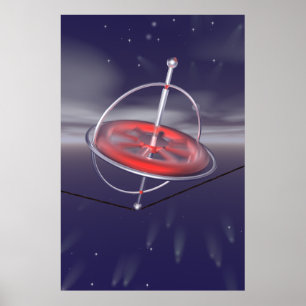 Spinnendes Gyroskopplakat Poster