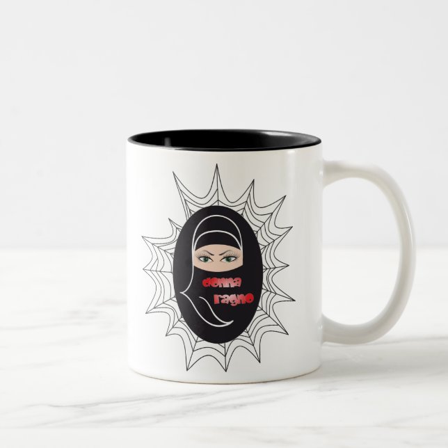 Spinnenfrau / Spiderwoman / donna ragno Tasse (Rechts)