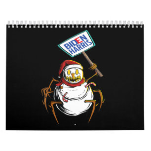 Spinnengeschenk Beängstigende Snowman Spider Mon Kalender