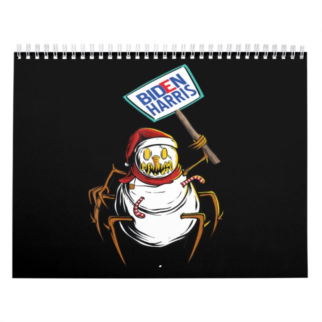 Spinnengeschenk | Beängstigende Snowman Spider Mon Kalender (Titelbild)