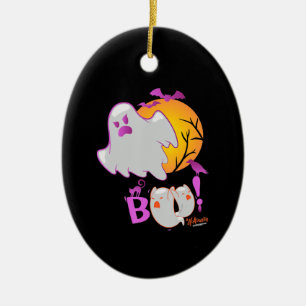 Spinnengeschenk Boo Geist Fledermäuse Spinne Gruse Keramik Ornament