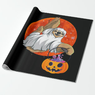 Spinnengeschenk   Boo Halloween mit Pumpkin Geschenkpapier