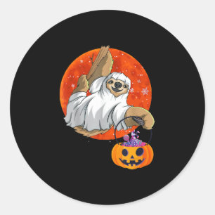 Spinnengeschenk   Boo Halloween mit Pumpkin Runder Aufkleber