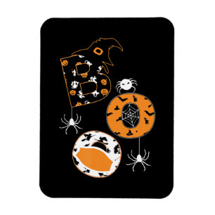 Spinnengeschenk  Boo Mask Spider Hexenhut Pumpkin Magnet