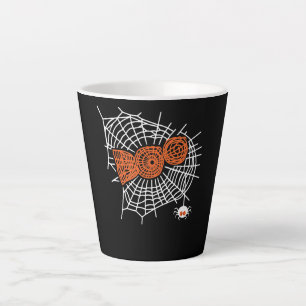 Spinnengeschenk Boo Spider Web für Frauen lustig Milchtasse