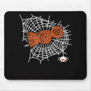 Spinnengeschenk Boo Spider Web für Frauen lustig Mousepad