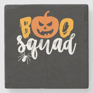 Spinnengeschenk Boo Squad - Pumpkin Spiole Hallo Steinuntersetzer