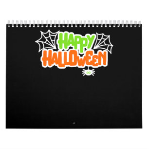 Spinnengeschenk Frohe Halloween-Niedliche Spinne Kalender