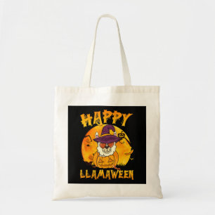 Spinnengeschenk Frohes Llamaween Llama Hexe Spin Tragetasche