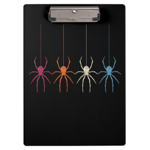 Spinnengeschenk Halloween 2020 Vintage Spinnenne Klemmbrett