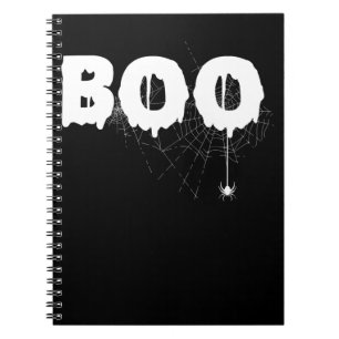 Spinnengeschenk Halloween Funny Beängstigend Lit Notizblock