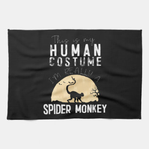 Spinnengeschenk Halloween Human Costume Spione Geschirrtuch