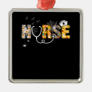 Spinnengeschenk Halloween-Krankenschwester mit K Ornament Aus Metall