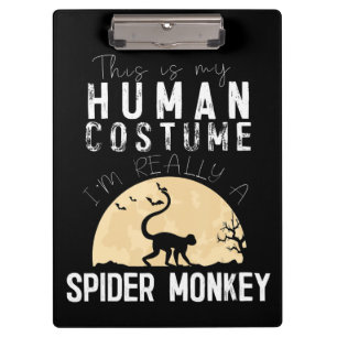 Spinnengeschenk Halloween-Mensch-Kostüm Spinne Klemmbrett