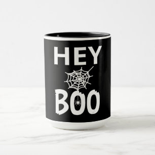 Spinnengeschenk Hey Boo Halloween Funny Spider W Tasse