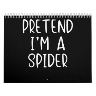 Spinnengeschenk Kostümierte Spinne Halloween Fau Kalender