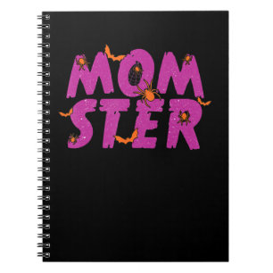 Spinnengeschenk MOMSTER Spinnennetz und BAT Hall Notizblock