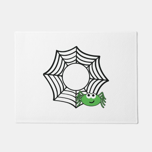 Spinnenhalloween Fußmatte (Vorderseite)