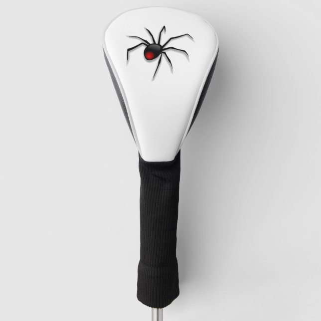 Spinnenhalloween Golf Headcover (Vorderseite)