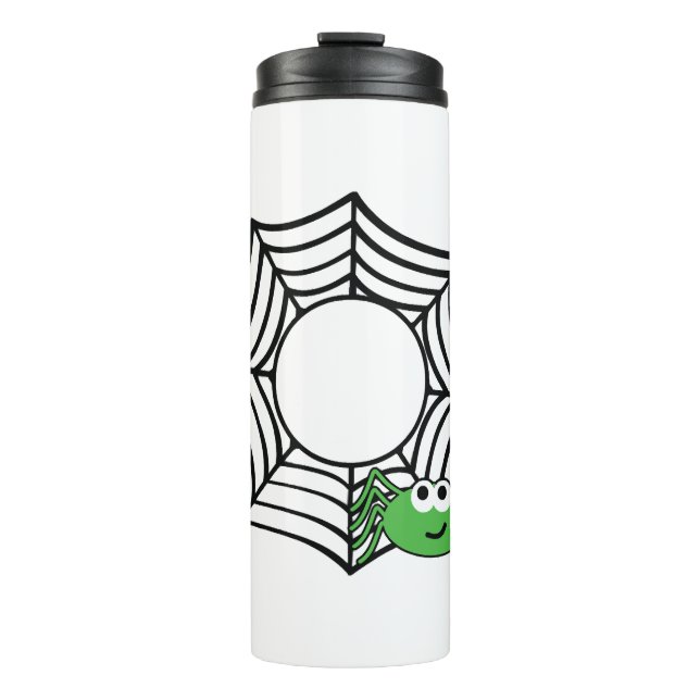 Spinnenhalloween Thermosbecher (Vorderseite)
