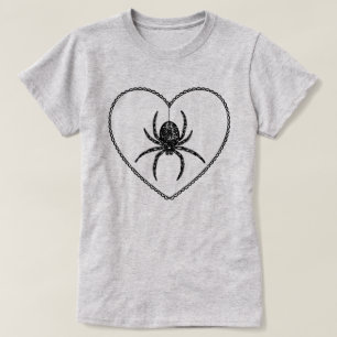Spinnenherz-T-Shirt T-Shirt