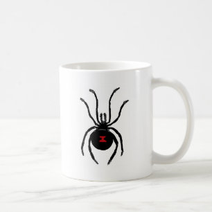 Spinnenkaffee-Tasse der schwarzen Witwe Kaffeetasse