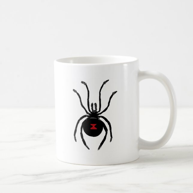 Spinnenkaffee-Tasse der schwarzen Witwe Kaffeetasse (Rechts)