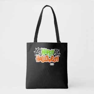 Spinnenliebhaber Frohes Halloween Farbige Süße Spi Tasche