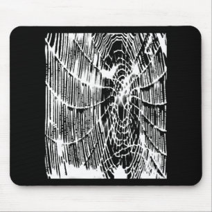 Spinnenliebhaber Verheddertes Halloween-Spinnenn Mousepad