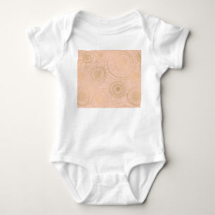 Spinnennetz auf Pastel: Halloween-Muster. Baby Strampler