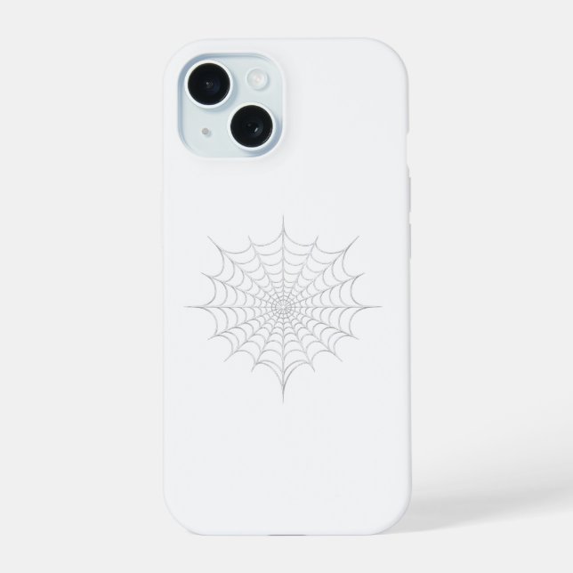 Spinnennetz iPhone 15 Hülle (Rückseite)