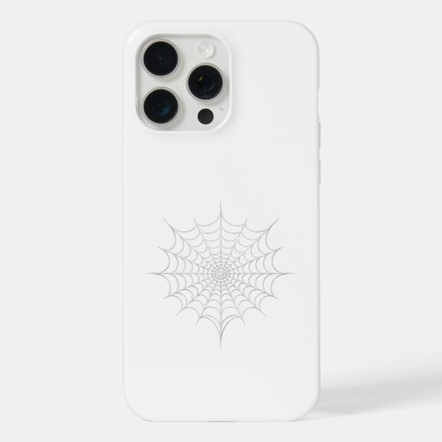 Spinnennetz iPhone 15 Pro Max Hülle (Rückseite)