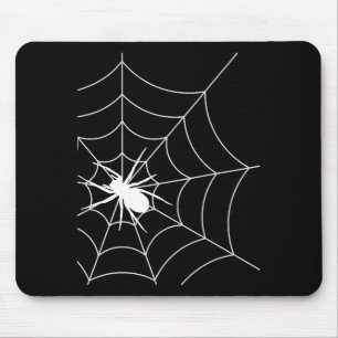 Spinnennetz-Schwangerschaftsankündigung Halloween Mousepad