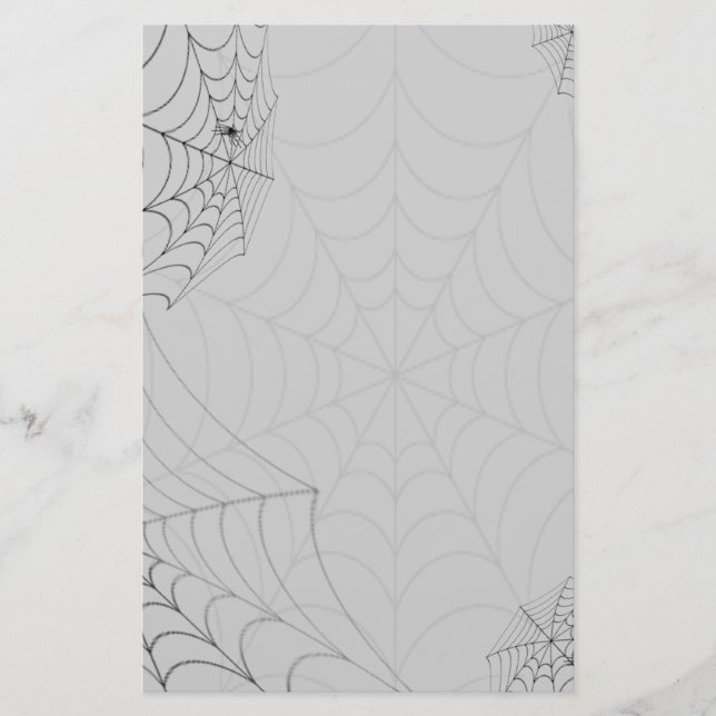 Spinnennetze Halloween Spiders Briefpapier (Vorderseite)