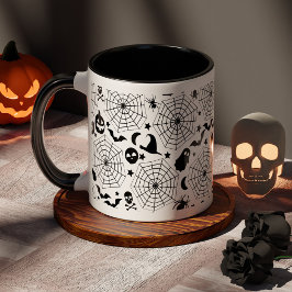 Spinnennetze Halloween Spooky Tasse