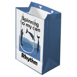 Spinner-Delfin, der sich nach meinem eigenen Rhyth Mittlere Geschenktüte