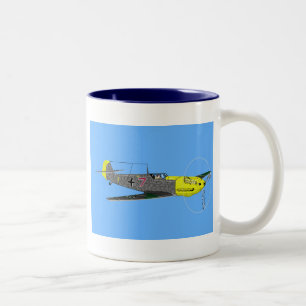 Spinner, ME109 E, September 1940 Zweifarbige Tasse