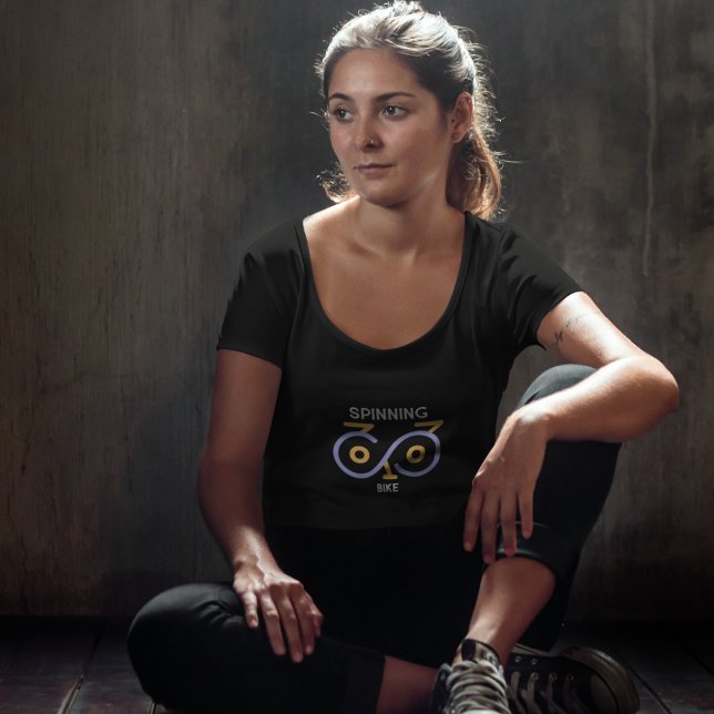 Spinning Bike T-Shirt (Von Creator hochgeladen)