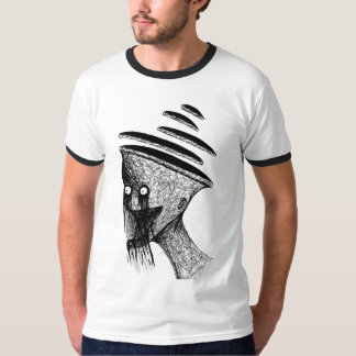 Spinning Mind - Abstrait Dark Art T-shirt Design `