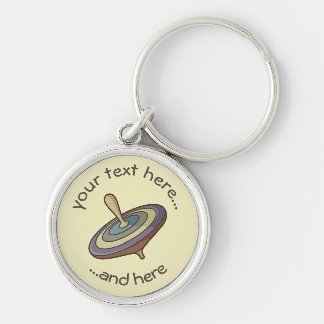 Spinning Top Schlüsselanhänger (Vorne)