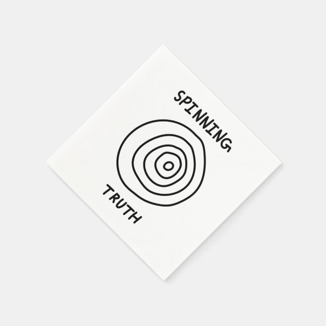 Spinning Truth Serviette (Ecke)