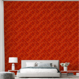 Spinnmasse Blume 1 Fleece unbedruckt Tapete