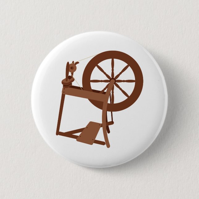 Spinnrad Button (Vorderseite)