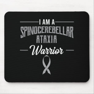 Spinocerebellar Ataxia Warrior Awareness Ribbon SC Mousepad